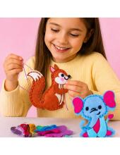 WOOPIE Sewing Set for Children Woopie DIY Felt Keychains