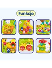 WOOPIE Educational Interactive Table 2in1 Fishing Game Hammer Sorter Sound Light