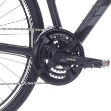 Kalnu velosipēds Rock Machine Rokk 30 Easy Entry, Matte Black (Rata izmērs: 28,  Rāmja izmērs: L)