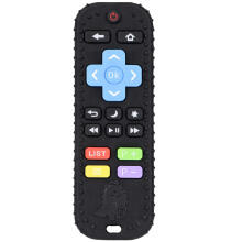 Remote Control Baby Sensory Teether Numbers Rubber Black