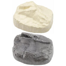 Archaeological Excavation Set Stone with Dinosaur Figurine Tools