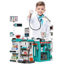 Large Medical Set Medical Table Doctor Lights Sounds Accessories 77pcs.