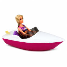 Anlily lelle motorlaivā ar kucēnu, 30 cm glābšanas veste