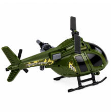 Military Helicopter with Hook Lights Sounds Green