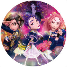 Ravensburger puzle 500 gab. KPop Demon Hunters ar plakātu: faniem!