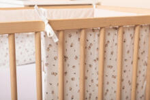 Sensillo Bumper Art.223048 Unicorn Beige  Crib bumper 180x30cm