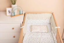 Sensillo Bumper Art.223048 Unicorn Beige  Crib bumper 180x30cm