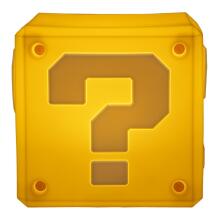 Paladone Question Block SquishyGlo Light Rechargeable