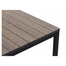 Garden table Deco Porto Nova 200 walnut/black