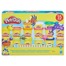 PLAY-DOH Plastilīns Klasiskās krāsas, 15 gab.