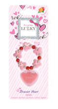 LUKKY Lip balm with accessory "Bracelet Heart"