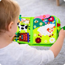 Sensory Educational Book for Children Farm 20 Activities