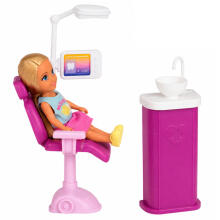 Anlily Dentist Doll Office Dental Chair Accessories Set