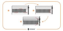 Light Grey Fence Tape 19 cm x 50 m, 450 g/m² FN0010