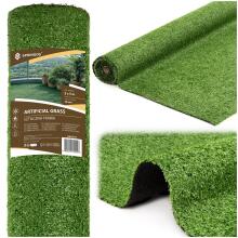 Artificial grass roll 2x5 m green carpet for terrace balcony for garden carpet 10 mm