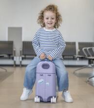 Stokke Parent-Child Travel Kids Luggage Art.296467 Moonglow White  Чемодан-сиденье на колесах 3 в 1