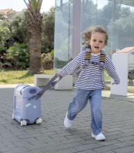 Stokke Parent-Child Travel Kids Luggage Art.296467 Midnight Grey  Чемодан-сиденье на колесах 3 в 1
