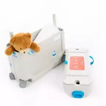 Stokke Parent-Child Travel Kids Luggage Art.296471 Black Чемодан-сиденье на колесах 3 в 1