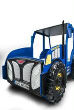 Plastiko Traktor Art.296476 Yellow  Ergonomiska bērnu gulta  ar  matraci 180 x 90 cm