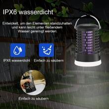 Insect Killer Electric Mosquito Art.296480 Lamp with USB-C Charge for Camping, Garden, Balcony, Bedroom, Mosquito Trap with Hanging Hook