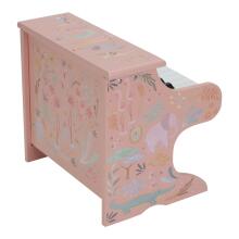 Деревянное пианино Little Dutch Safari Friends Pink FSC Art.7477