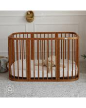 Waldin Baby Collection Bed Crib  7 in 1 Art.296539 Vintage Multifunctional wooden 7-in-1 transforming crib