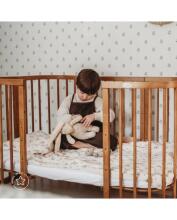 Waldin Baby Collection Bed Crib  7 in 1 Art.296539 Vintage Multifunctional wooden 7-in-1 transforming crib