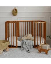 Waldin Baby Collection Bed Crib  7 in 1 Art.296539 Vintage Multifunctional wooden 7-in-1 transforming crib