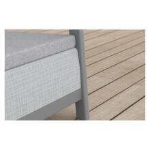 Dārza mēbeļu komplekts Scandi Linea Balcony Set gaiši pelēks/tumša tērauda pelēks