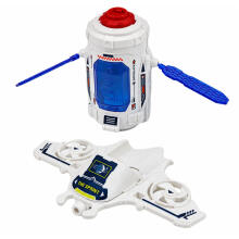 Space Set Rocket Shuttle Drone Astronaut Satellite Vehicle