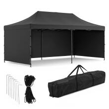 Garden Tent 3 x 6 m, Black (GP0008)