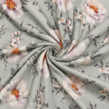 La Bebe™ Moon Satin Art.3355 Grey Дополнительный сатиновый чехол из хлопка для подушки-подковы для беременных 36x185 см