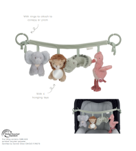 Little Dutch цепочка с игрушками Safari Friends GRS Art.8311