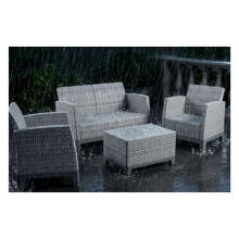 Garden furniture set Scandi Forma 2 Seater Set light grey/dark steel grey