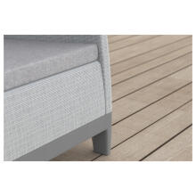 Dārza mēbeļu komplekts Scandi Forma Balcony Set gaiši pelēks/tumša tērauda pelēks
