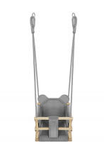 Swing - wooden - HWMSZ 3718 - MIŚ - GREY