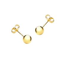 La Bebe™ Pure Silver 925 Classic Lumière Studs Art.2203472 Серебряные серьги-гвоздики позолоченные