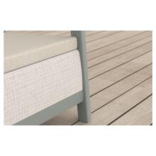 Garden furniture set Scandi Linea Balcony Set pebble grey/sage green stone tone