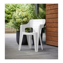 Garden chair Bilbao Low Back white
