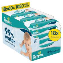 Pampers Aqua Art.297122 Baby wet wipes, 1 pack (60 count)
