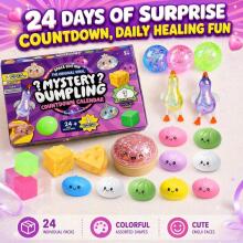 Bebe Basic Dumpling Squishy Mystery Box  Art.297202  Komplekts:Mīkstā Antistresa bumbiņa pelmenis,24 gab