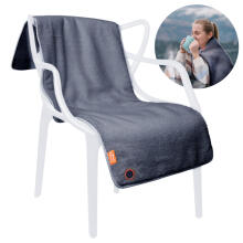 Bodi-Tek COZY Heated Throw, Grey
