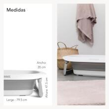 Twistshake Bathtub Cushion Art.297304 Faded Grey Bērnu vannas spilvens – vannas sēdekļa ieliktnis