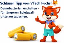 VTech Kidi DJ Drums Art.297323 Electronic Drums with Luminous Effects and Learning Mode