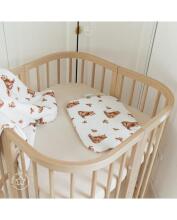 Waldin Baby Collection Bed Crib  7 in 1 Art.297431 Natural Koka daudzfunkcionāla gulta 7 vienā ar matraci
