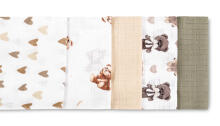 TETRA DIAPER 70X80 5-PACK TEDDY BEIGE
