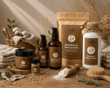 La Bebe™ Organics Sensitive 0+ Art.297534 Bērnu veļas mazgāšanas pulveris 400 g