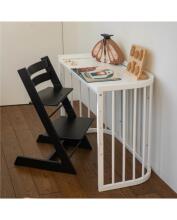 Waldin  Bed Crib  5 in 1 Art.297545 White Koka  daudzfunkcionāla gulta 5 vienā ar matraci