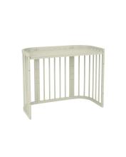 Waldin  Bed Crib  5 in 1 Art.297546 Olive Koka  daudzfunkcionāla gulta 5 vienā ar matraci