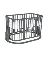 Waldin  Cradle for the 7in1 Crib Art.297564 Graphite Šūpošanās mehānisms 7in1 bērnu gultiņai.